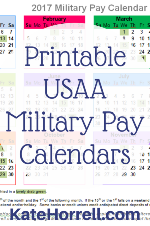Usaa Military Pay Chart